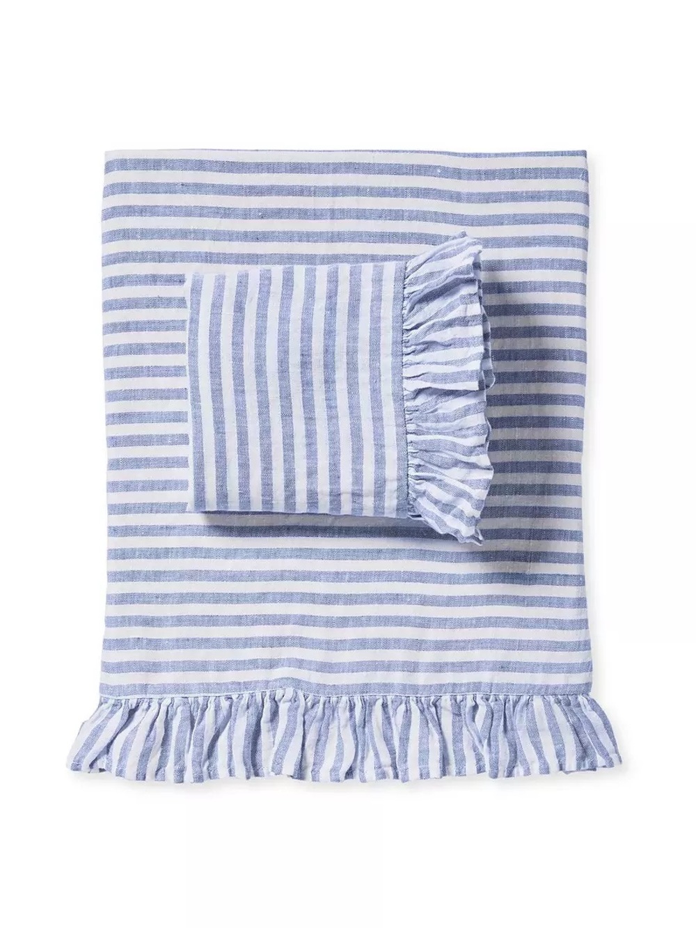 NEW Serena & Lily Nantucket Sheet Set (Twin)-Blue